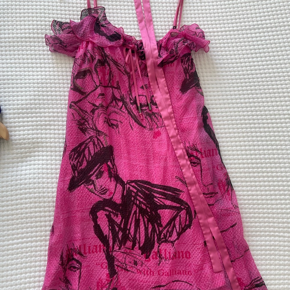 John Galliano short dress , sz 6